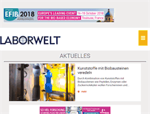 Tablet Screenshot of laborwelt.de